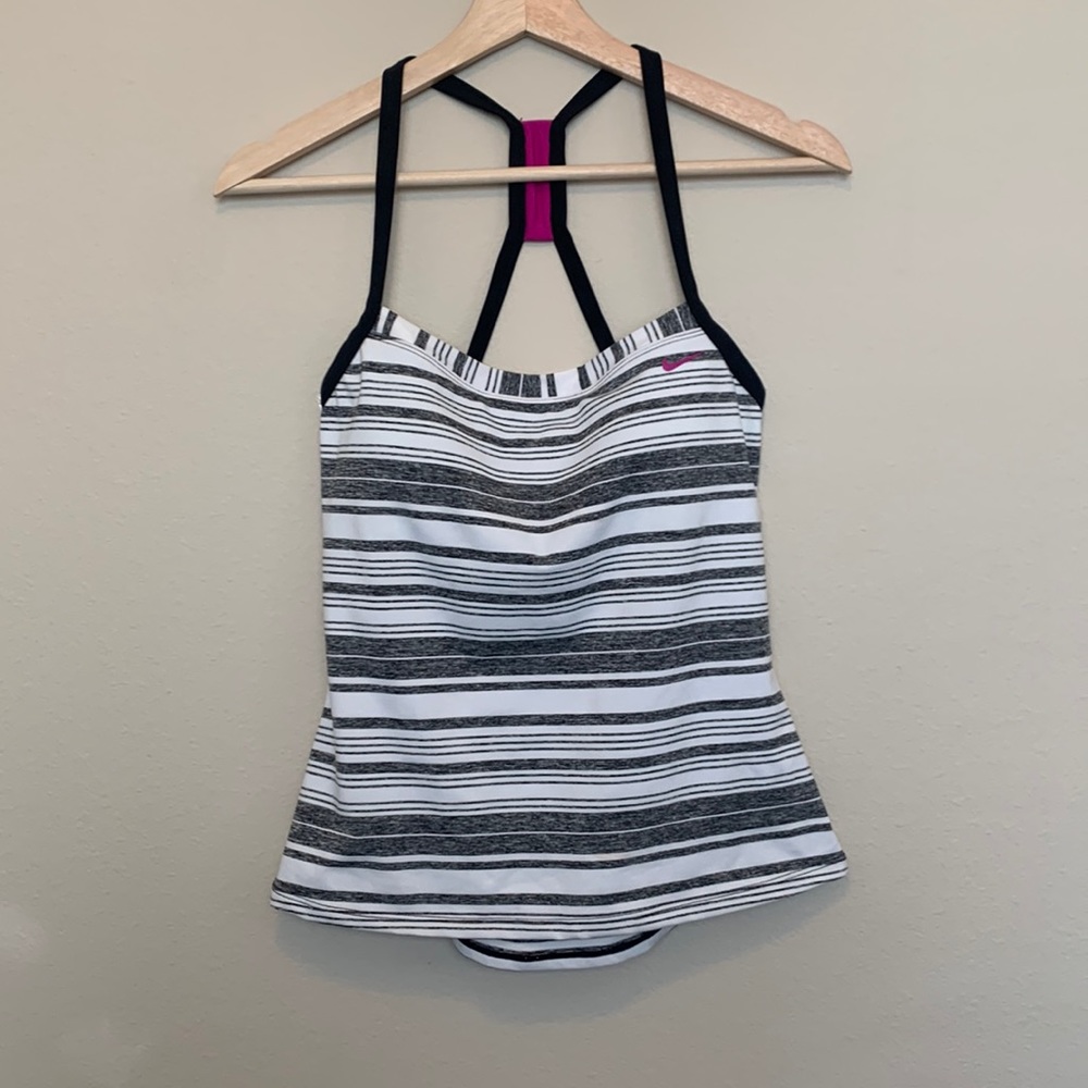 Nike striped active top